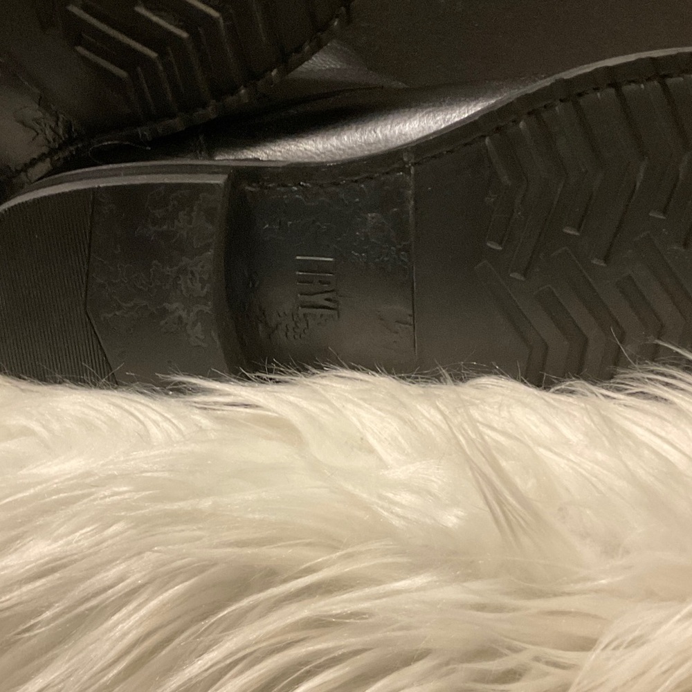 Frye Black Buckle Leather Boots - Picture 8 of 16